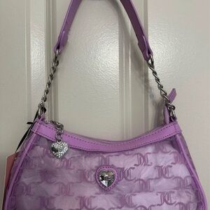 Juicy Couture Light Purple Shoulder Mash Bag